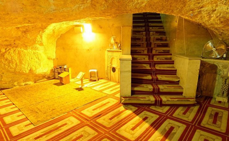 Underneath the Dome of the Rock