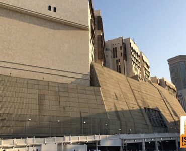 Mount Abu Qubais viewed from the side of the Haram