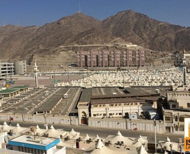 Overhead view of Masjid al-Khayf