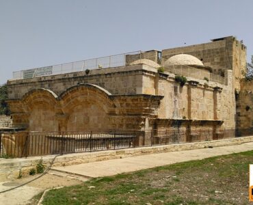 Residence of Imam Ghazali seen from within the Aqsa compound