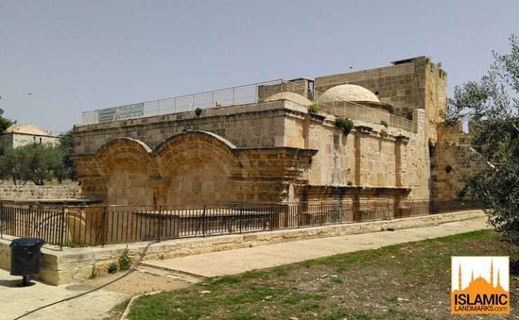 Residence of Imam Ghazali seen from within the Aqsa compound