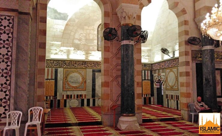 The Mosque of the Forty Martyrs viewed from inside Masjid Qibly