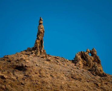 Rock formation alleged to be the wife of Prophet Lut (عليه السلام)