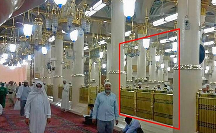 House of Abu Bakr (رضي الله عنه) within Masjid-e-Nabwi