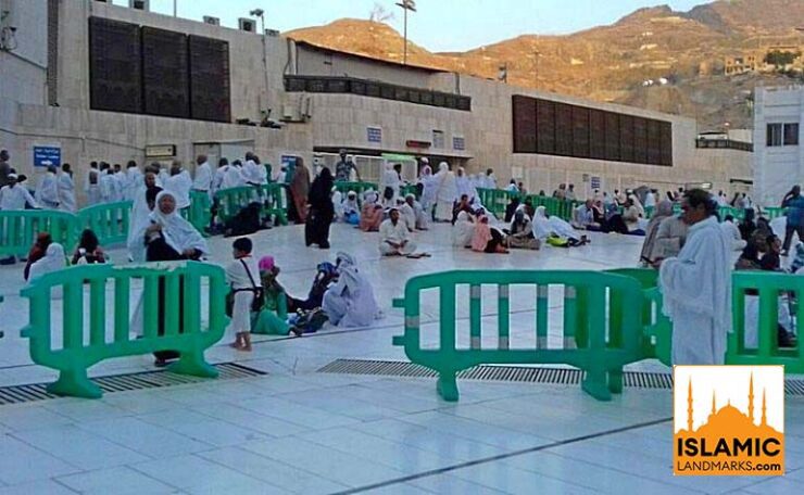 Current view over the house of Khadija (رضي الله عنها)