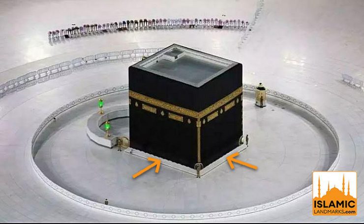 The Shadharawan in the base of the Ka'bah